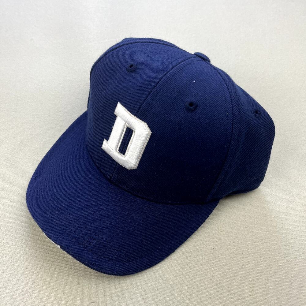 Vintage Nike Dallas Cowboys Snapback Hat Youth Navy Blue NFL Football Swoosh y2k